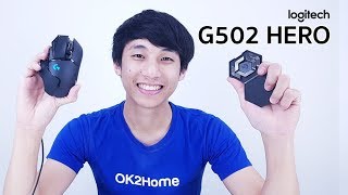 รีวิว Logitech G502 HERO มาแล้วฮีโร่ตัวจริงต้องตัวนี้เลย ถ่วงน้ำหนักได้ [upl. by Ydnor]