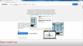 Install and setup Cura for ZONESTAR 3D Priner [upl. by Galven]