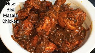 New Red Chicken Recipe 😋  Easy Chicken Masala Recipe [upl. by Ahtaela597]