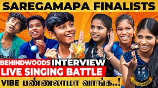 SaReGaMaPa Lil Champs😍கேக்க கேக்க Vibe ஆகுது Mini Concert மாறி இருக்கு🔥 Singing Musical Interview [upl. by Jollanta811]