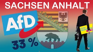 Wahlumfrage Sachsen Anhalt  Wenn Sonntag Landtagswahl wäre AFD 33 [upl. by Binni252]