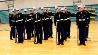 Marine Corps JROTC Color Guard amp Drill Team Competition 1232016 [upl. by Ferretti786]