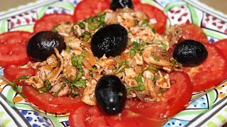 salade de poulpe  سلاطة قرنيط [upl. by Akeemat]