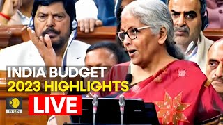 India Budget 2023 Highlights What are the changes in income tax slabs for FY 202324  WION Live [upl. by Siari]