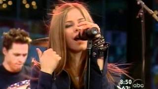 Avril Lavigne  Complicated  Live  good morning america 082902 [upl. by Oahc]