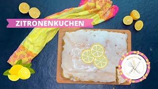 Zitronenkuchen glutenfrei und blitzschnell  glutenfreier Rührkuchen [upl. by Sou]