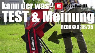 EINHELL  Redaxxo 3625 AkkuMesserhäcksler  Test [upl. by Asertal]