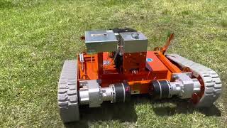 Evatech Robotic TREX 44 Remote Slope Mower going to Washington [upl. by Ttergram]