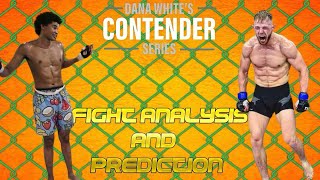 Contender Series Joey Hart vs Benjamin Bennett Fight Analysis amp Prediction Week 6 [upl. by Marga]