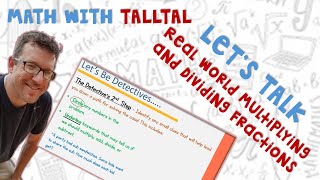 Real World Multiplying and Dividing Fractions  Math with TallTal [upl. by Warren138]