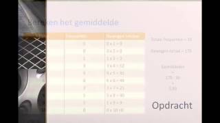 Gemiddelde modus en klassenindeling [upl. by Doe]