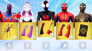 The RANDOM SPIDERMAN Challenge in Fortnite [upl. by Eelek]