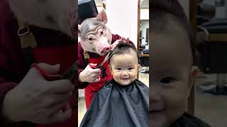 Piggy learned how to give the baby a haircut and the baby was so happy Haircut Second Senior Bro [upl. by Leseil]