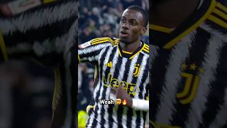 Weah first goal for Juventus 😮‍💨🔥 [upl. by Gluck266]