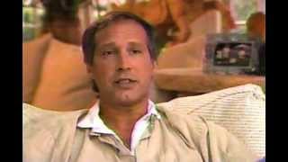 80s TV  CBS West 57th  Chevy Chase interview 1989 [upl. by Verne]