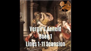 Aeneid Book 1 Lines 111 Scansion [upl. by Oigolue]