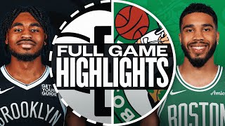 NETS at CELTICS  FULL GAME HIGHLIGHTS  November 8 2024 [upl. by Ahseinet]