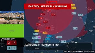 M 80 Biblical Israel Earthquake 760 BC [upl. by Silliw]