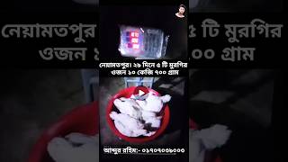 ব্রয়লার মুরগি 29 দিনে 2 কেজি প্লাস। Broiler chickens 2 kg plus in 29 days [upl. by Georgianne798]