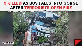 Reasi Terror Attack  9 Pilgrims Killed As Bus Falls Into Gorge In JampK After Terrorists Open Fire [upl. by Nirad596]