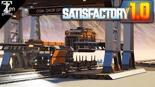 SATISFACTORY 10  SETTING UP TRAIN SYSTEM [upl. by Eiramaliehs]