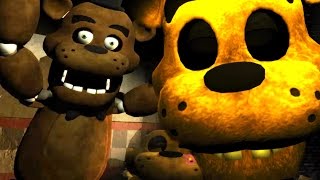 TERRIFYING GOLDEN FREDDY SECRET JUMPSCARE  One Night at Freddys 3D NEW UPDATE 1 NIGHT 3 amp 4 [upl. by Yetti237]