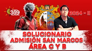 SOLUCIONARIO SAN MARCOS 2024  II AREA BC [upl. by Sulamith]