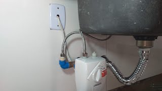 COMO INSTALAR UM AQUECEDOR COM TORNEIRA GOUMERT COM MONO COMANDO  PASSO A PASSSO [upl. by Aihsaei]