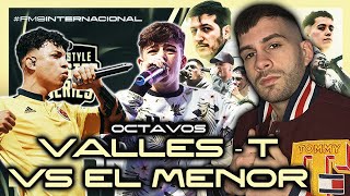 OCTAVOS  EL MENOR VS VALLEST 🤯 FMS INTERNACIONAL HISTÓRICA  EL HEREDERO A TOPE [upl. by Ddet]