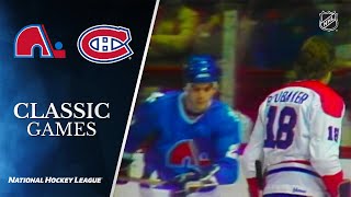 NHL Classic Games 1982 Nordiques vs Canadiens Div SemiFinal Gm 5 [upl. by Geiger]