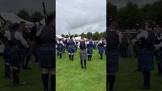 Johnstone Pipe Band Warming Up at Worlds  Battle of Waterloo [upl. by Mochun128]