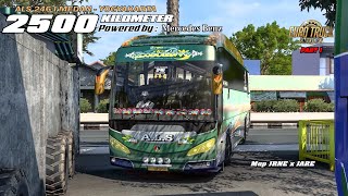 KEBERANGKATAN BUS ALS 246 DARI YOGYAKARTA MENUJU MEDAN  MENEMPUH 2500 KILOMETER  ETS2 [upl. by Zelazny444]