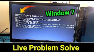 How To Fix Checking File System On C Windows 7  Windows 7 Checking File System On C [upl. by Akimihs]