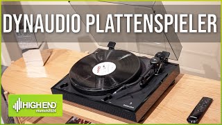 Dynaudio Plattenspieler vorgestellt  in Zusammenarbeit mit Thorens  High End 2024 [upl. by Esau]