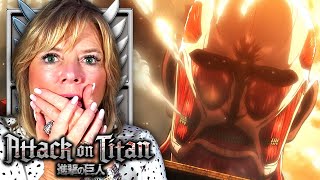 OMG Mom Reacts To ATTACK ON TITAN For The First Time [upl. by Warila375]