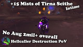 WoW  15 Mists intime Hellcaller Destruction PoV [upl. by Sky]