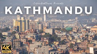 Kathmandu Nepal🇳🇵 in 4K Video by Drone [upl. by Annaya]