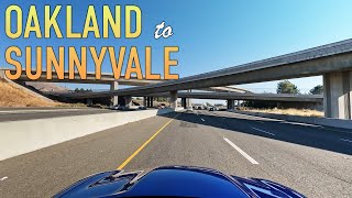 Oakland to Sunnyvale Drive in 4K [upl. by Maxine]