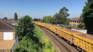 6M60 1107 Whitemoor  Mountsorrel with 66794 departing Whitemoor [upl. by Kassey]