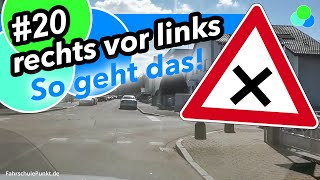 20 Rechts vor Links  Richtig wichtig  Fahrschule Punkt [upl. by Sibylle101]