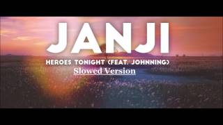 Janji Ft Johnning  Heroes Tonight Slowed Version [upl. by Kennet]