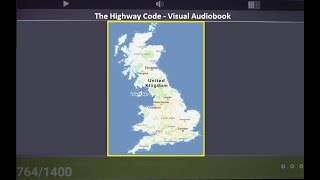 UK  The Highway Code  VisualAudiobook [upl. by Aierb]