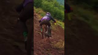 Crashes and vids from Loudenvielle World Cup mtb downhill racingmountainbike crash [upl. by Ahseele]