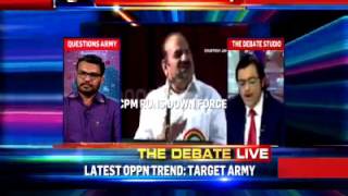 Arnab Goswami show off  Arnab vs mb rajesh [upl. by Olva47]