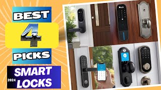 Top 4 Best smart locks For 2024 [upl. by Isla]