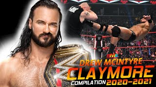 WWE Drew McIntyre  Claymore Kick Compilation 20202021  By Acknowledge Me [upl. by Leahpar116]