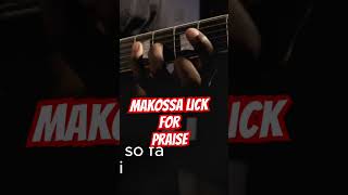 Makossa Guitar lick for Nigerian Praise short guitar [upl. by Froh]