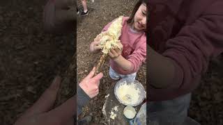 Have you ever made campfire damper bread campfirecooking damperbread campfirebread [upl. by Deb]