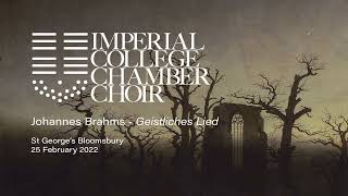 Johannes Brahms  Geistliches Lied [upl. by Antipas]