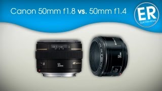 Canon 50mm f18 vs 50mm f14 Deutsch [upl. by Tanya985]